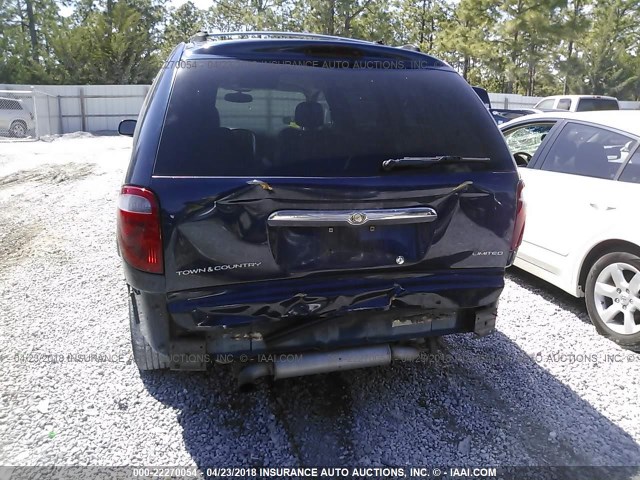 2C8GP64LX5R214071 - 2005 CHRYSLER TOWN & COUNTRY LIMITED Dark Blue photo 6