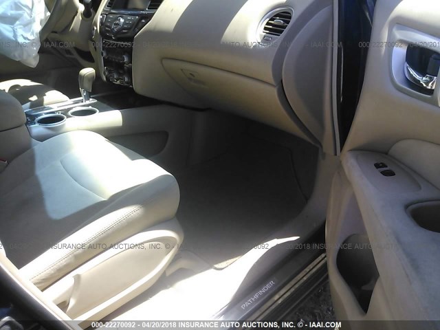 5N1AR2MN8DC620381 - 2013 NISSAN PATHFINDER S/SV/SL/PLATINUM 蓝色 照片 5