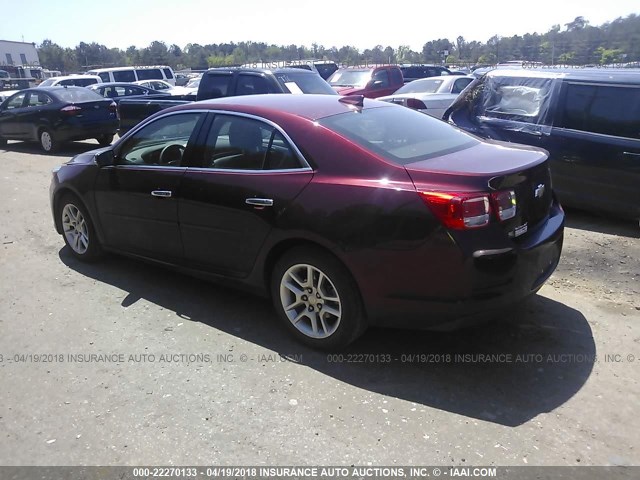1G11C5SL4FF277555 - 2015 CHEVROLET MALIBU 1LT MAROON photo 3