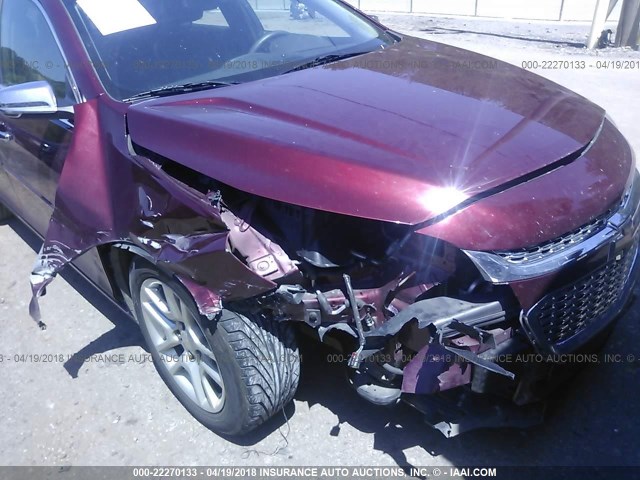 1G11C5SL4FF277555 - 2015 CHEVROLET MALIBU 1LT MAROON photo 6