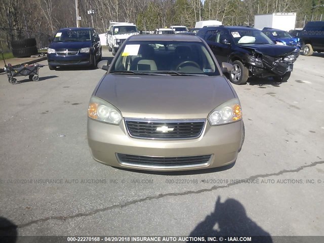 1G1ZT51846F248153 - 2006 CHEVROLET MALIBU LT GOLD photo 6