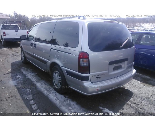 1GNDV23E35D104074 - 2005 CHEVROLET VENTURE LS SILVER photo 3