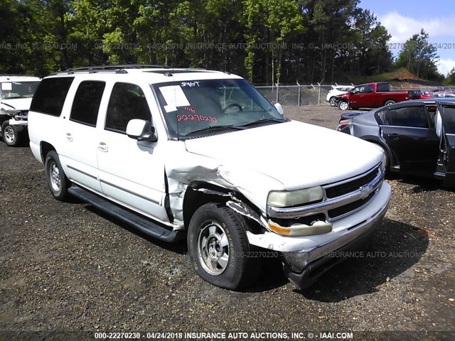 3GNEC16Z03G137603 - 2003 CHEVROLET SUBURBAN C1500 WHITE photo 1