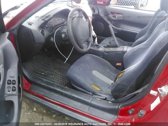 JHMEG1143RS002480 - 1994 HONDA CIVIC DEL SOL S RED photo 5