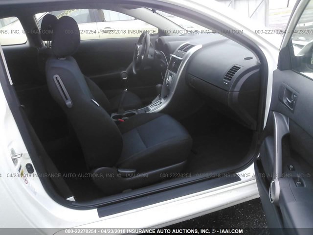 JTKDE3B78A0307019 - 2010 TOYOTA SCION TC WHITE photo 5