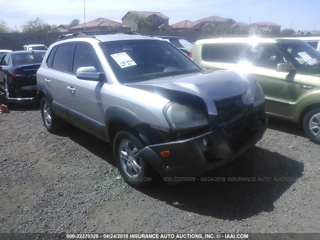 KM8JN12D56U419387 - 2006 HYUNDAI TUCSON GLS/LIMITED SILVER photo 1