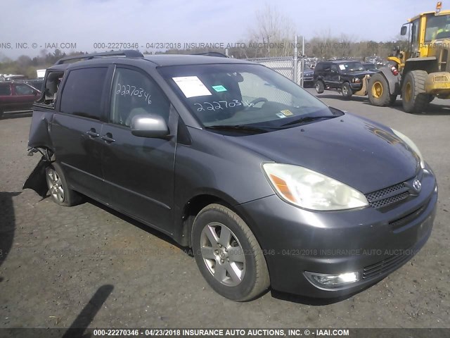 5TDZA22C04S191607 - 2004 TOYOTA SIENNA XLE/XLE LIMITED GRAY photo 1