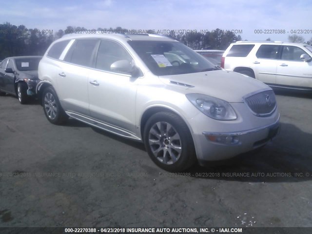 5GALVCED3AJ128550 - 2010 BUICK ENCLAVE CXL თეთრი ფოტო 1