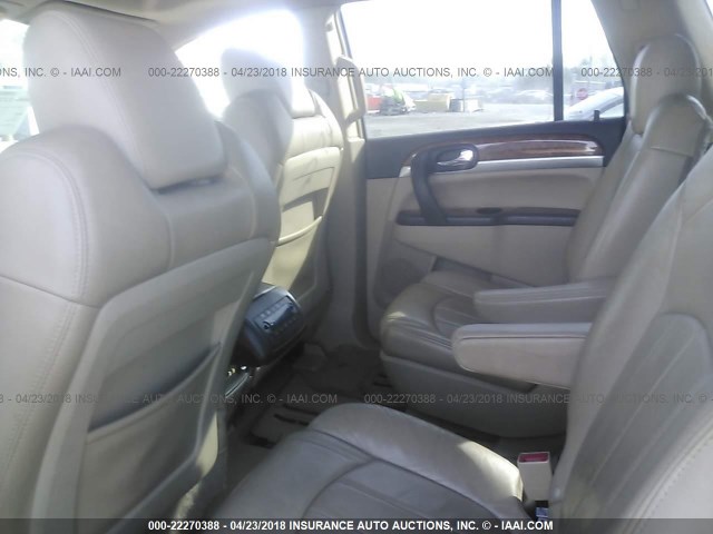 5GALVCED3AJ128550 - 2010 BUICK ENCLAVE CXL თეთრი ფოტო 8