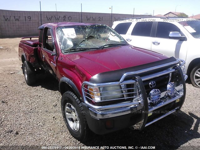 4TAWN72N0YZ595688 - 2000 TOYOTA TACOMA XTRACAB RED photo 6