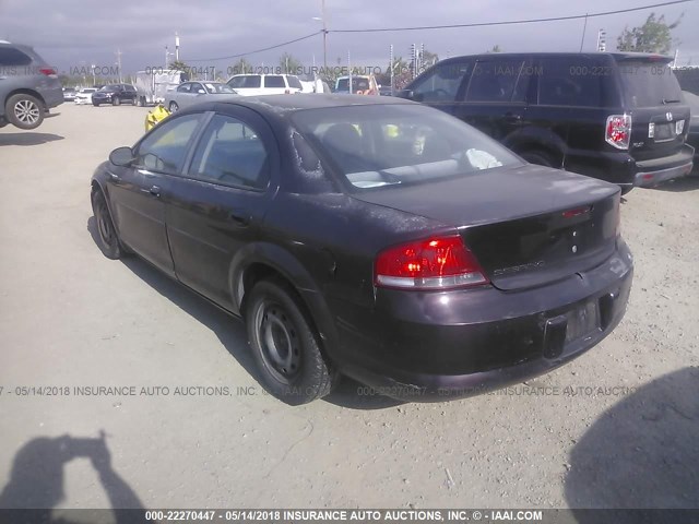 1C3EL46XX4N167732 - 2004 CHRYSLER SEBRING LX PURPLE photo 3