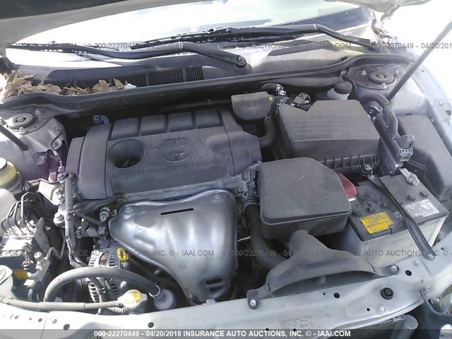 JTNBF3EK9B3007027 - 2011 TOYOTA CAMRY SE/LE/XLE 银色 照片 10