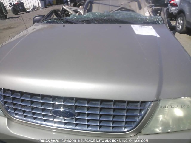 1FMZU73K84ZA76998 - 2004 FORD EXPLORER XLT/XLT SPORT/NBX BEIGE photo 10