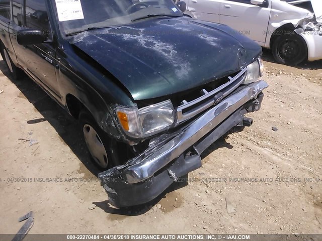 4TAVL52NXXZ429280 - 1999 TOYOTA TACOMA XTRACAB GREEN photo 6