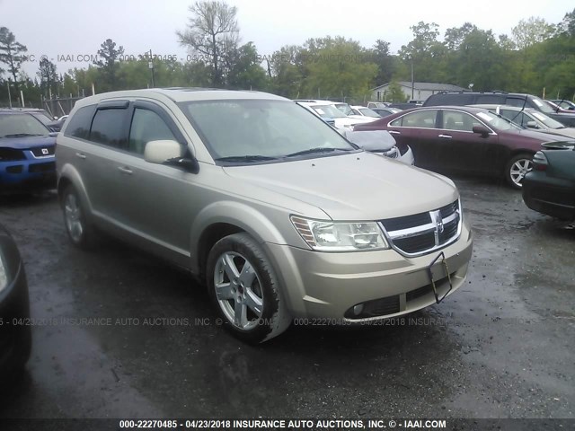 3D4GH57V69T161140 - 2009 DODGE JOURNEY SXT GOLD photo 1