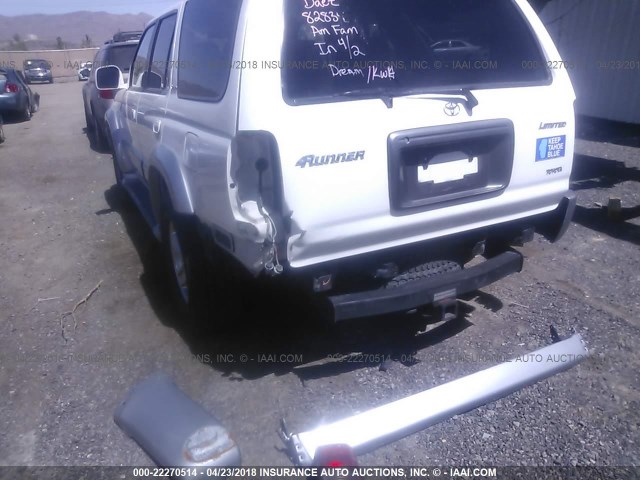 JT3GN87R4Y0172065 - 2000 TOYOTA 4RUNNER LIMITED WHITE photo 6