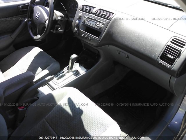 2HGES16315H624188 - 2005 HONDA CIVIC DX VP 灰色 照片 5