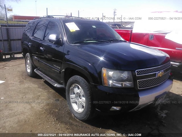 1GNFC13047R290565 - 2007 CHEVROLET TAHOE C1500 BLACK photo 1