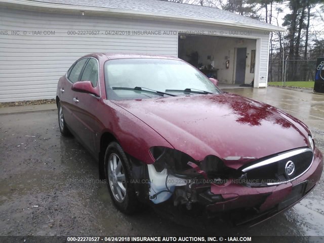 2G4WC582571186343 - 2007 BUICK LACROSSE CX RED photo 6