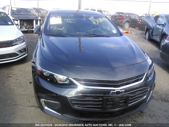 1G1ZH5SX8HF154724 - 2017 CHEVROLET MALIBU PREMIER GRAY photo 6