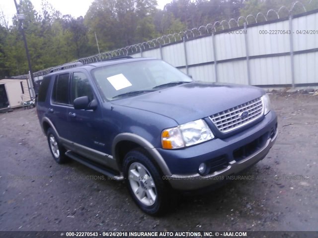 1FMZU64W14UB79365 - 2004 FORD EXPLORER EDDIE BAUER BLUE photo 1