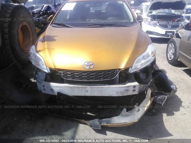 2T1KU40E59C039024 - 2009 TOYOTA COROLLA MATRIX  ORANGE photo 6