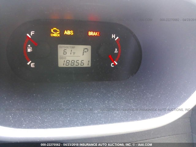 2T1KU40E59C039024 - 2009 TOYOTA COROLLA MATRIX  ORANGE photo 7