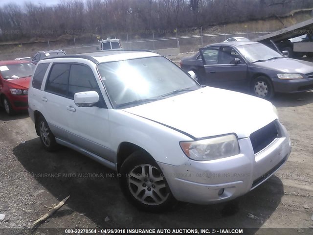 JF1SG676X6H710010 - 2006 SUBARU FORESTER 2.5X LL BEAN WHITE photo 1