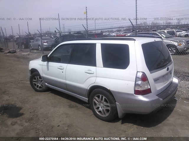 JF1SG676X6H710010 - 2006 SUBARU FORESTER 2.5X LL BEAN WHITE photo 3