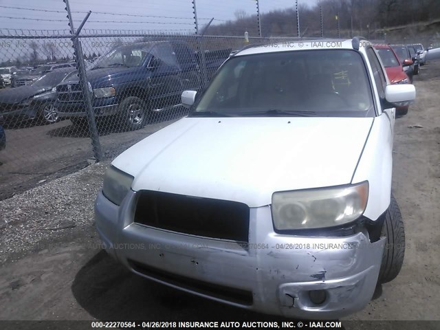 JF1SG676X6H710010 - 2006 SUBARU FORESTER 2.5X LL BEAN WHITE photo 6