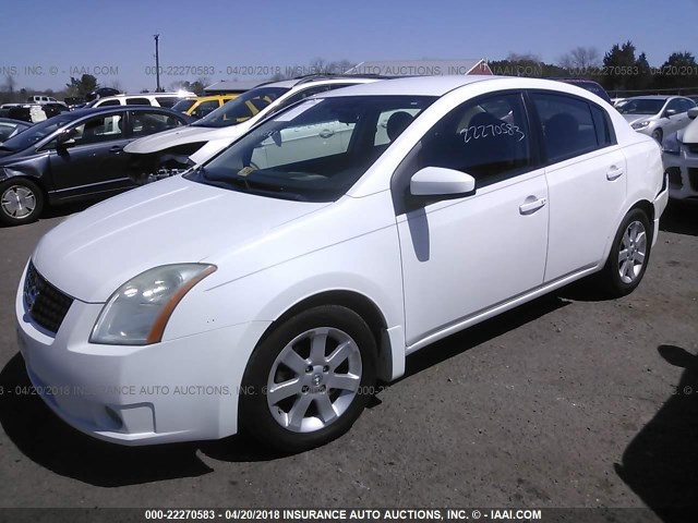 3N1AB61E09L685731 - 2009 NISSAN SENTRA 2.0/2.0S/2.0SL WHITE photo 2