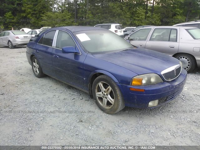 1LNHM87A4YY781831 - 2000 LINCOLN LS Mavi foto 1
