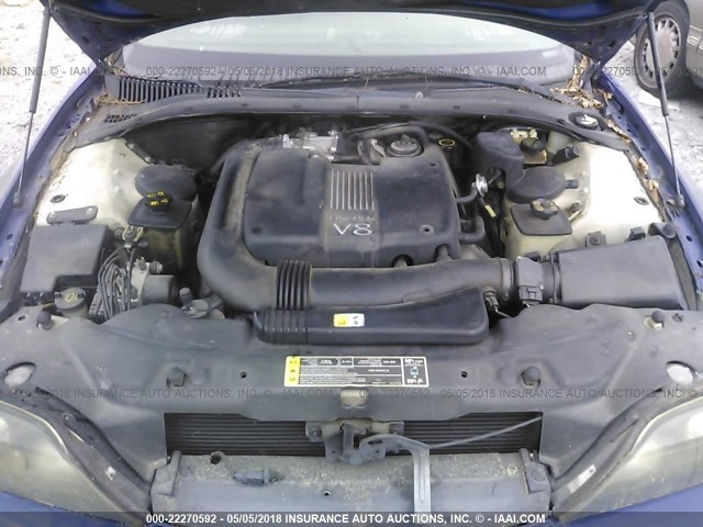 1LNHM87A4YY781831 - 2000 LINCOLN LS Mavi foto 10