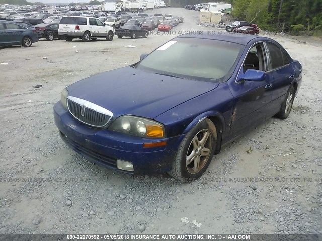 1LNHM87A4YY781831 - 2000 LINCOLN LS Mavi foto 2
