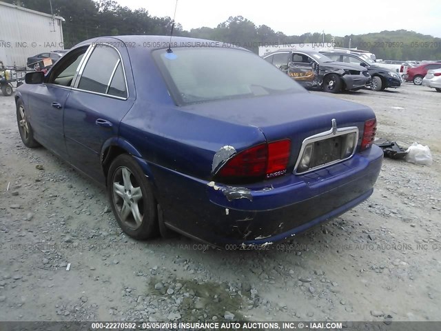 1LNHM87A4YY781831 - 2000 LINCOLN LS Mavi foto 3