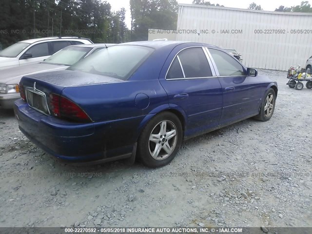 1LNHM87A4YY781831 - 2000 LINCOLN LS Mavi foto 4