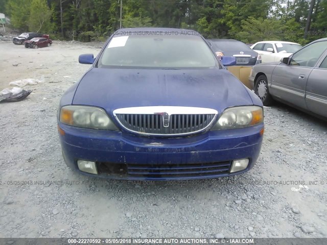 1LNHM87A4YY781831 - 2000 LINCOLN LS Mavi foto 6