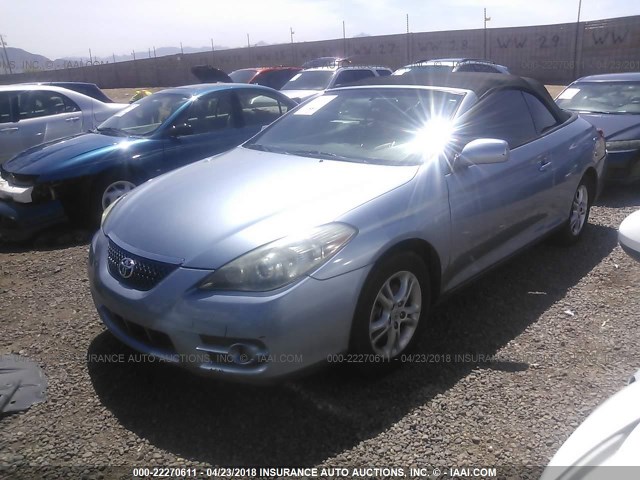 4T1FA38P87U118080 - 2007 TOYOTA CAMRY SOLARA SE/SLE ლურჯი ფოტო 2