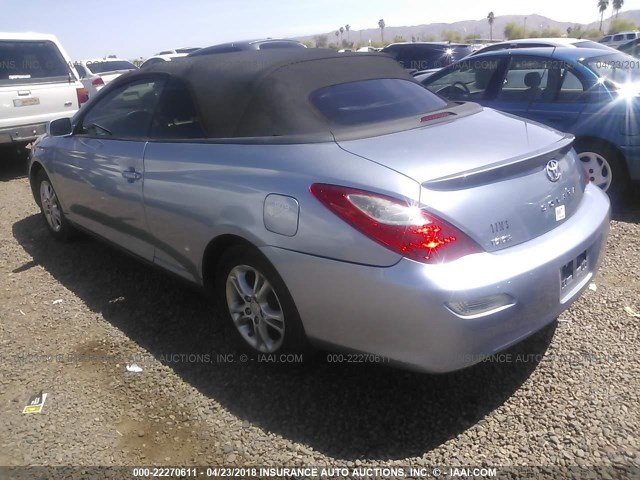 4T1FA38P87U118080 - 2007 TOYOTA CAMRY SOLARA SE/SLE ლურჯი ფოტო 3