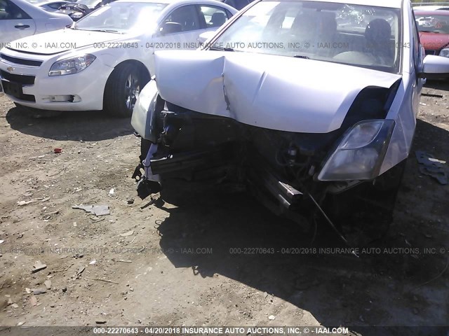 3N1AB6AP4BL682970 - 2011 NISSAN SENTRA 2.0/2.0S/SR/2.0SL SILVER photo 6