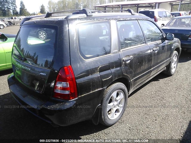 JF1SG65623H737409 - 2003 SUBARU FORESTER 2.5XS Qara foto 4
