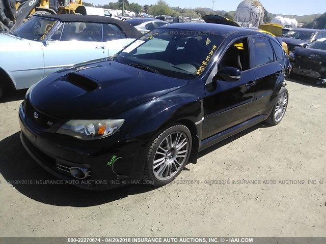 JF1GR89668L831366 - 2008 SUBARU IMPREZA WRX STI BLACK photo 2