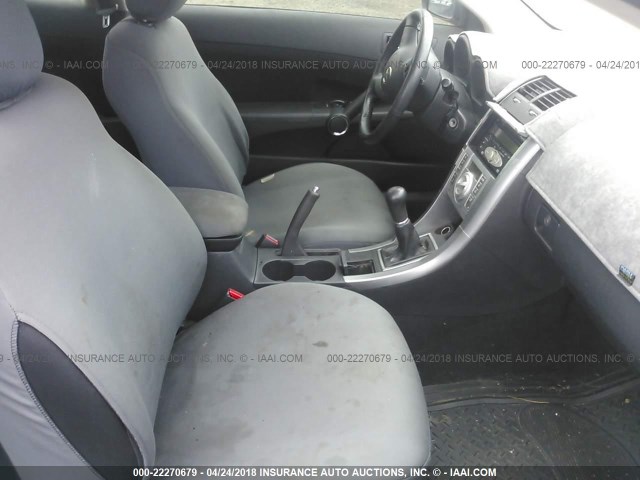 JTKDE177360102342 - 2006 TOYOTA SCION TC 银色 照片 5