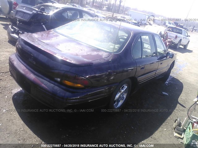 1G2HZ5215VH263416 - 1997 PONTIAC BONNEVILLE SSEI PURPLE photo 4