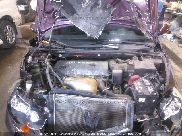 JTKDE177360091178 - 2006 TOYOTA SCION TC 紫色 照片 10