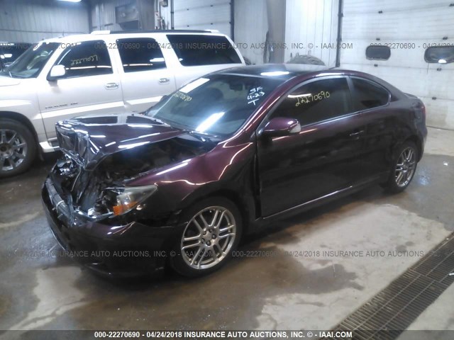 JTKDE177360091178 - 2006 TOYOTA SCION TC 紫色 照片 2