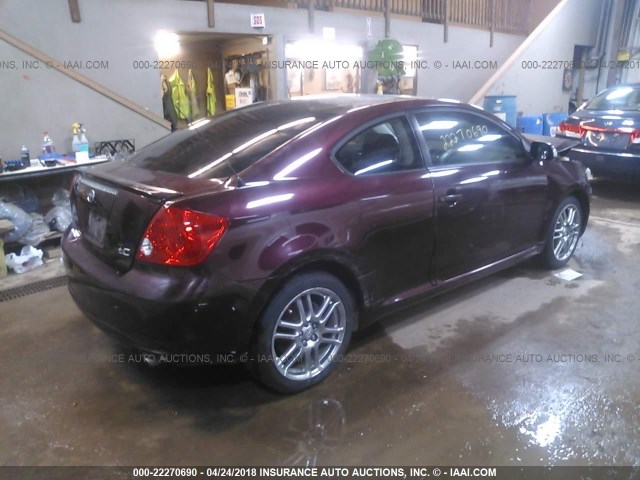 JTKDE177360091178 - 2006 TOYOTA SCION TC 紫色 照片 4