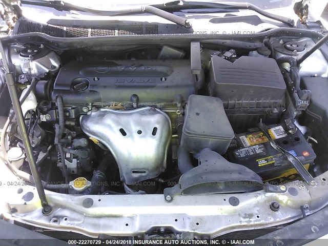 4T4BE46K69R112626 - 2009 TOYOTA CAMRY SE/LE/XLE SILVER photo 10