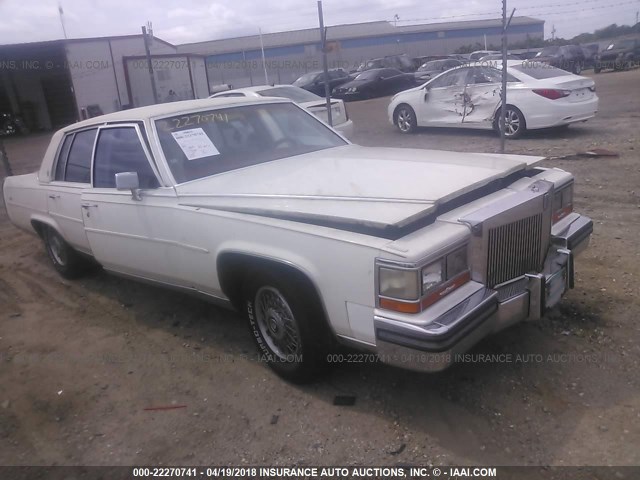 1G6DW51Y4J9733492 - 1988 CADILLAC BROUGHAM WHITE photo 1