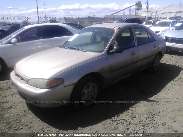 1FAFP10P8WW309199 - 1998 FORD ESCORT LX TAN photo 2